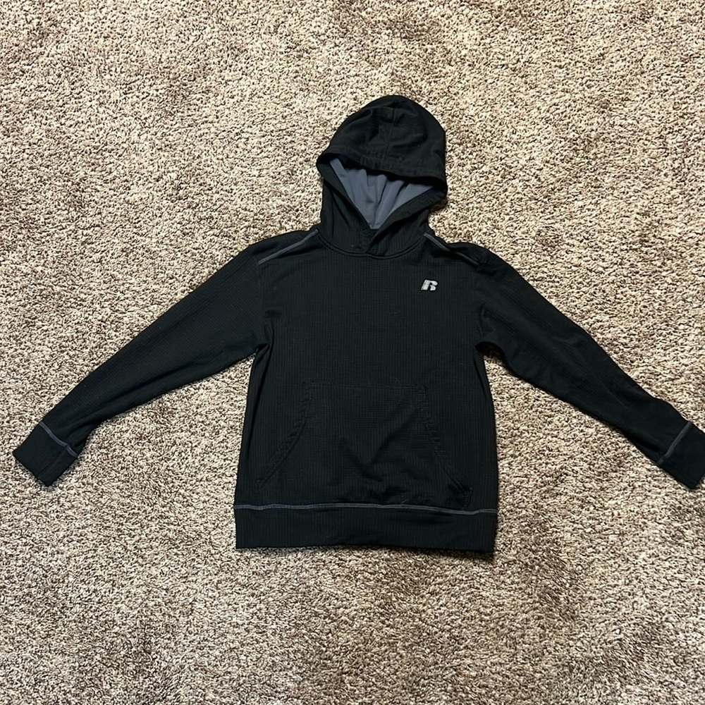 Boys Russell hoodie sweatshirt, size 8, medium